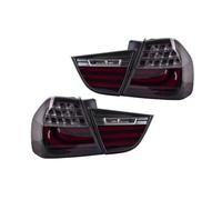 HONGYISM Lámpara Trasera Coche Para Serie 3 E90 320 325 2009-2012 Completas LED Lámpara Trasera DRL Luz Señal Giro Dinámica Accesorios Luces Traseras Estilo Coche(Smoked-red)