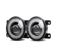HONGYISM Luces Antiniebla 30W 8000LM 12V Conjunto Luz LED Antiniebla Coche Ojo Ángel DRL Luz Circulación Diurna Para Citroen Para Berlingo B9 2012 2013 2014 2015 Antiniebla(White and Blue)