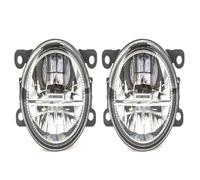 HONGYISM Luces Antiniebla Cubierta Luz Antiniebla Faro LED Kit Interruptor Arnés Con Bisel Cromado Luces Antiniebla Para Ford Para Focus 2 MK2 2009 2010 2011 Antiniebla(B LED)