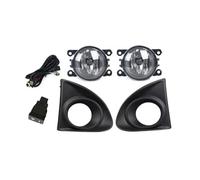 HONGYISM Luces Antiniebla Foglamp Foglight Parachoques Delantero Luz Antiniebla Cubierta Marco Capó Bisel Arnés Interruptor Para Toyota Para AXIO 2013-2015 Antiniebla(Un set)