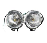 HONGYISM Moto Faro Careta 1 Par De Faros Antiniebla Universales Cromados Para Sportster XL 883 1200 72 48 Dyna Softail DC12V