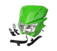 HONGYISM Moto Faro Careta Carenado Para Faros Delanteros De Motocicletas Para KLX KX 110 WR250F WR450F, Motos Para Cross Y Motocross(Green)