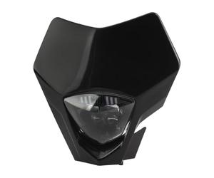 HONGYISM Moto Faro Careta Faro Motocross para Gas EC 250 300 250F 350F EX300 450F MC 450. Accesorios Para, Pit Bike Y Dirt(Negro)