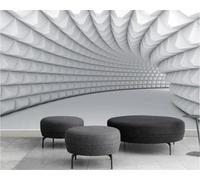 HongYouQi Arquitectura blanca Paisaje Papel pintado moderno Decoración del dormitorio Fondo de la TV-200cm×140cm