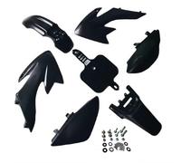 hongyu CRF50 - Kit de guardabarros de plástico negro para motocicletas chinas CRF XR de 50 cc, incluye todos los tornillos de montaje