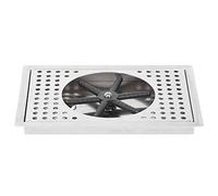 Hongzer Enjuagadora de Vidrio, Lavadora de Vasos automática de Acero Inoxidable G1/2in 11.8x8.3in enjuagadora Enjuagadora de Limpieza de Vidrio para Bar, café, Tienda, Restaurante