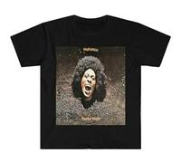 HONGZHENBAO Funkadelic Maggot Brain T-Shirt Mens Black Unisex Tees Shirt L