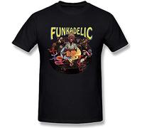 HONGZHENBAO Funkadelic Music For Your Mother T-Shirt Mens Black Unisex Tees Shirt S