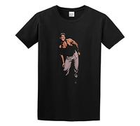 HONGZHENBAO Funny Kickboxer Movie Jean Claude Van Damme Dance Scene V2 T-Shirt Mens Black Unisex Tees Shirt S