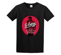HONGZHENBAO G Eazy Is My Favorite Rapper T-Shirt Mens Black Unisex Tees Shirt M