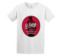 HONGZHENBAO G Eazy Is My Favorite Rapper T-Shirt Mens White Unisex Tees Shirt 3XL