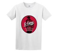HONGZHENBAO G Eazy Is My Favorite Rapper T-Shirt Mens White Unisex Tees Shirt S