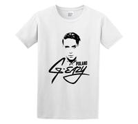HONGZHENBAO G Eazy Poland G Eazy Logo T-Shirt Mens White Unisex Tees Shirt XXL