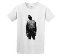 HONGZHENBAO G Eazy When It's Dark Outs T-Shirt Mens White Unisex Tees Shirt 3XL