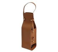 Honhoha Bolsa de Vino de Cuero,Tote de Vino | Bolsas para champán con Soporte para Vino,Portador de Vino Reutilizable con asa, Bolsa de Vino de Viaje, portabotellas de Licor para Botella estándar de