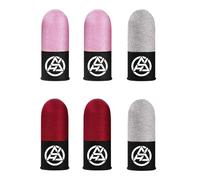 Honhoha Funda de Dedo de Juego - Mangas de Dedos Transpirables para Juegos de Juegos móviles | Estabilizador Que Brilla en la Oscuridad, Soporte de compresión, Controlador de Mano para Juegos,