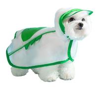 Honhoha Impermeable para Perros, Poncho de Lluvia para Perros | Chaqueta Impermeable Ajustable para Mascotas con Bonito Estampado - Ropa Impermeable fácilmente usable del Animal doméstico del Poncho