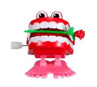 Honhoha Juguete para Caminar con Dientes, Juguete para Dientes Que castañetean - Divertido Juguete de relojería con Dientes Falsos - Juguete de Broma, Accesorios para Dientes, chuchería para pies de