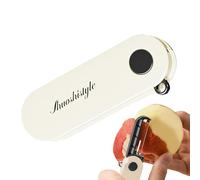 Honhoha peladoras de patatas y peladoras de frutas - Peladores de patatas y verduras plegables - Pelador de frutas de bolsillo plegable, herramientas de frutas y verduras para zanahoria, patata,