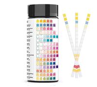 Honhoha Prueba Calidad del Agua,Tiras reactivas para Agua Potable 16 en 1 | Kit Prueba Plomo Agua 100 Tiras para Agua Potable, dureza