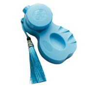 Honhoha Tintero con tapa, Tintero con tapa, Cartucho de tinta a prueba de fugas, Tintero de caligrafía con borlas, plato de tinta portátil para caligrafía, tintas de almacenamiento para pintura,