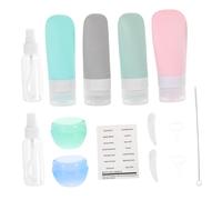 HONITANO 1 juego Botellas de Silicona para Viaje Botellas Rellenables de Cosméticos y Prácticas para Lociones y Jabones