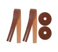 HONITANO 1 juego de muñequeras para bateristas - Correa de cuero para platillos - Almohadilla acolchada para la palma para presentaciones de marcha y prácticas en eventos