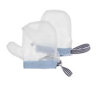 HONITANO 1 par de guantes para niños que dejan de chuparse el dedo | Guantes anti-succión de dedos | Protector de para evitar morderse las uñas | Protector de pulgar talla M (azul)