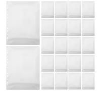 HONITANO 10 piezas Carpeta de Partituras Transparente Fundas Protectoras para Músicos y Pianistas Páginas Interiores Resistentes para Almacenamiento Seguro de Documentos Musicales