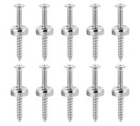 HONITANO 10 piezas Casquillos de Unión para Mástil de Guitarra Eléctrica con Tornillos Junta Integrada para Reducción de Ruido y Vibración Duraderos y Suaves Sustituto para Conexión entre