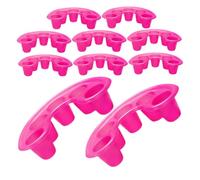 HONITANO 10 Piezas Cuencos de Plástico para Remojo de Uñas Tazón Compacto para Manicura Cómodo para Manos y Dedos Material Duradero para Cuidado y Remoción de Esmalte Salón y Hogar