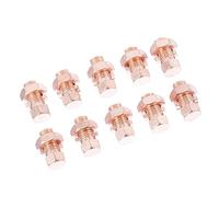 HONITANO 10 piezas Unidades Abrazaderas de de Cobre Duraderas para Cables Conectores para Tierra y de Alambres Aptos para Cables Subterráneos y Eléctricas