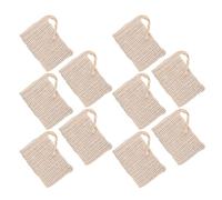 HONITANO 10 Piezas Unidades Bolsa Malla para Jabón con Microfibra Suave Generador de Espuma Densa Multiuso para Ducha y Limpieza Diaria