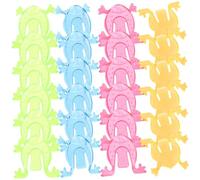 HONITANO 100 Piezas Juguetes Saltarinas Rebote Juguetes Divertidos Animales para Colores Aleatorios para Fiestas y Educación Color Aleatorio Color Aleatorio