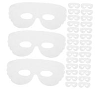 HONITANO 100 Piezas Parches Oculares Desechables de Tela No Tejida Unidades Hidratantes y Suaves para Cuidado Facial Uso Profesional y Personal Salones de Belleza