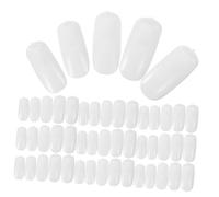 HONITANO 100 piezas Puntas Uñas Postizas para Práctica Mecánica Flexibles Muestrario Esmalte Manicura Profesional