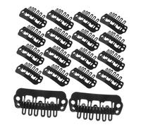 HONITANO 100 piezas Unidades Clips para Peluca U Forma para Extensiones de Cabello Pequeños y Ligeros Accesorios para Mujer Diseño Cómodo y Natural para Uso Bodas y Fiestas