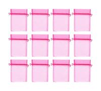 HONITANO 100piezas Organza Cordón Para Guardar Regalos Bolsas Pequeñas Para Joyería Bolsas Para Muestras Color Para Envolver Regalos De Cumpleaños o Bodas