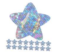 HONITANO 100piezas Vendajes de Estrella Purpurina Adhesivos para Heridas Parches de Primeros Auxilios para Pegatinas de Estrellas Fluorescentes