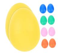 HONITANO 10piezas Huevos Percusión Musicales para Niño Niña Juguetes De Desarrollo Motriz Maracas Infantiles De Material Seguro y Resistente para Educación Temprana y Interactivos