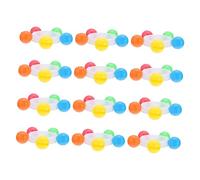 HONITANO 12 Piezas Pulseras con Cascabeles para Juguete de Resistente para Fiesta Musical Carnaval y Navidad Colores Aleatorios Color Aleatorio