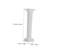 HONITANO 16 Piezas Miniatura Columna Romana para Casitas de Muñecas y Maquetas Decoración Micro Paisaje con Detalles Clásicos y Artesanía Precisa para Escultura de Mesa o Boda