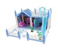 HONITANO 1juego Kit De Casa De Muñecas Miniatura para Niñas Puzzle Educativo Villa De Ensueño para Cumpleaños y Navidad Juguete Interactivo para Desarrollar Habilidades Creativas y