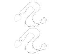 HONITANO 2 Piezas Accesorio De Selección De Guitarra Cuello Collar De Soporte De Selección De Guitarra Joyería Colgante De Música Transparent