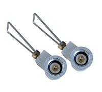 HONITANO 2 Piezas Adaptador de Portátil para Estufa Convertidor para Cilindros Planos Resistente Corrosión y Temperatura Accesorio Práctico para Camping y Exteriores Color Aleatorio