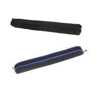 HONITANO 2 piezas Bolsa Ligera para Flauta de Oxford Resistente al Agua Estuche Portátil para Grabadora y Organizador de Instrumentos Bolsa de Mano Multifuncional para Músicos de Negro