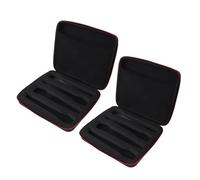 HONITANO 2 Piezas Bolsa Rígida para Micrófonos Inalámbricos Funda de Viaje EVA para Micrófonos de Mano Resistente y Compacta para Eventos y Karaoke