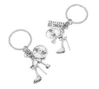 HONITANO 2 piezas de Tacón Fitness para Mujer Diseño Pequeño y Estilizado Original para Amigas Accesorio Duradero y para Llaves o Mochila
