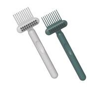 HONITANO 2 piezas Herramienta Limpiadora para Cepillos y Peines Diseño Ligero y Compacto Material PP Duradero para Uso Diario y Viaje Elimina Cabello y Polvo Fácilmente
