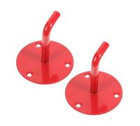 HONITANO 2 piezas Soporte de Pared para Extintor Gancho de Hierro Resistente para Montaje Vertical de Adecuado para Hogares Oficinas y Centros Comerciales